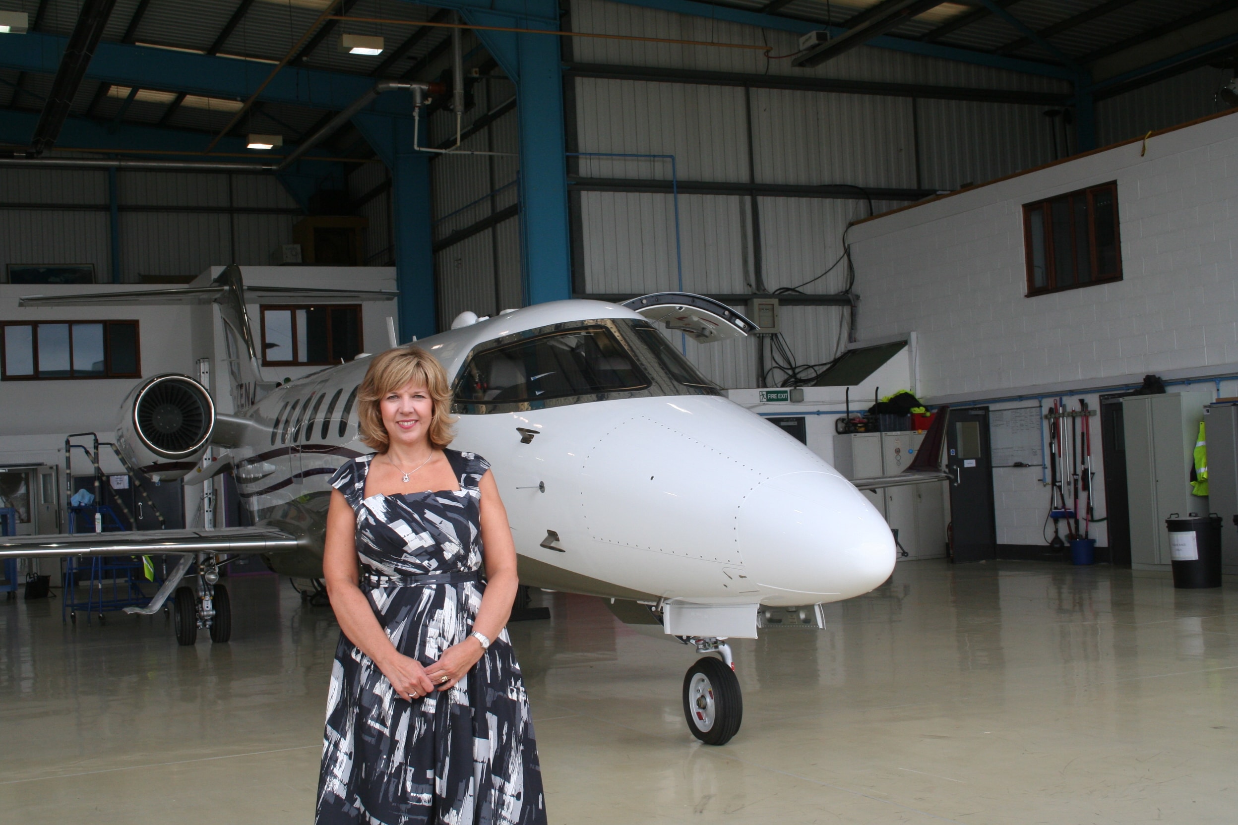 Alison with aircraft